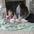 thumbnail image 7 of Fleece Throw Blanket for Couch Sage Green, 260GSM Lightweight Plush Fuzzy Cozy Soft Blankets and Throws for Sofa, 50x60 inches, 7 of 7