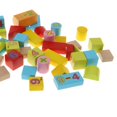 thumbnail image 3 of 46 Pedazos Juguete de Bloque de Geometría de con de Almacenameinto para Desarrollo de Inteligencia de Niños Hugo Juguete de bloques de madera para niños, 3 of 10
