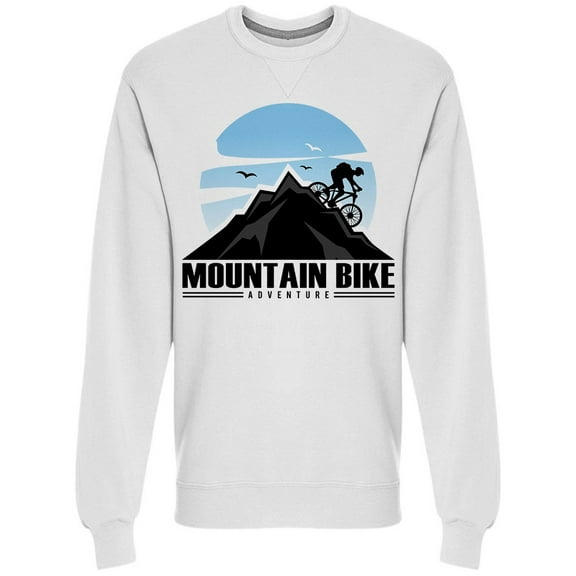 Mountain Bike Adventure Outdoors Sweatshirt Men -Image by Shutterstock, Male x-Large