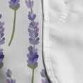 thumbnail image 4 of Violet Microwave Oven Cover, Garden Spring Flower Related Continuous Isolated Lavender Lilac Illustration, Water Resistant Organizer with Pockets Kitchen, 36" x 12", White Mauve Khaki, by Ambesonne, 4 of 4