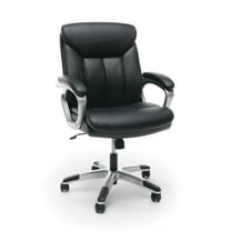 OFM Essentials Collection Mid-Back Executive Office Chair with Lumbar Support, Black (ESS-6020)