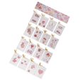 thumbnail image 1 of De s s De s s Del Mensaje De Papel Del Paquete 128pcs Con Decoración Colgante Sunnimix Etiqueta colgante de la tarjeta de mensaje de papel, 1 of 8