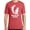 Red Frost, variant on Manu Bay Surf Company Mens WHITE PINEAPPLE Surfer Triblend T-shirt, 4XL Royal Frost