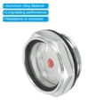 thumbnail image 4 of Uxcell Air Compressor Oil Sight Glass, 2 Pack G 1-1/4" Aluminum Oil Liquid Level Gauge, 4 of 5