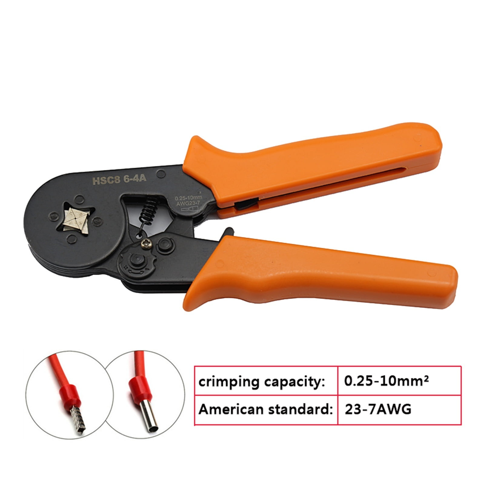 European style Crimper Terminal Crimping Pliers Wire Stripper Crimper Ferrule Crimping Hand Tool Pliers+ 1200 Terminals Kit Set ,Durability That Lasts