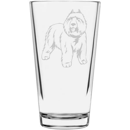 

Bouvier des Flandres Dog Themed Etched All Purpose 16oz Libbey Pint Glass