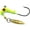 Chartreuse Shad, variant on Road Runner Pro 2.0 Head 1/16oz Underspin Jighead Frosty White
