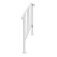 thumbnail image 6 of SamyoHome 3-Step Picket White Wrought Iron Handrail, 6 of 6