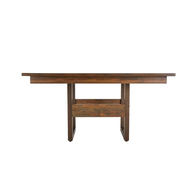 Mesa de Comedor Irina Nogal Rustico - Kessa Muebles