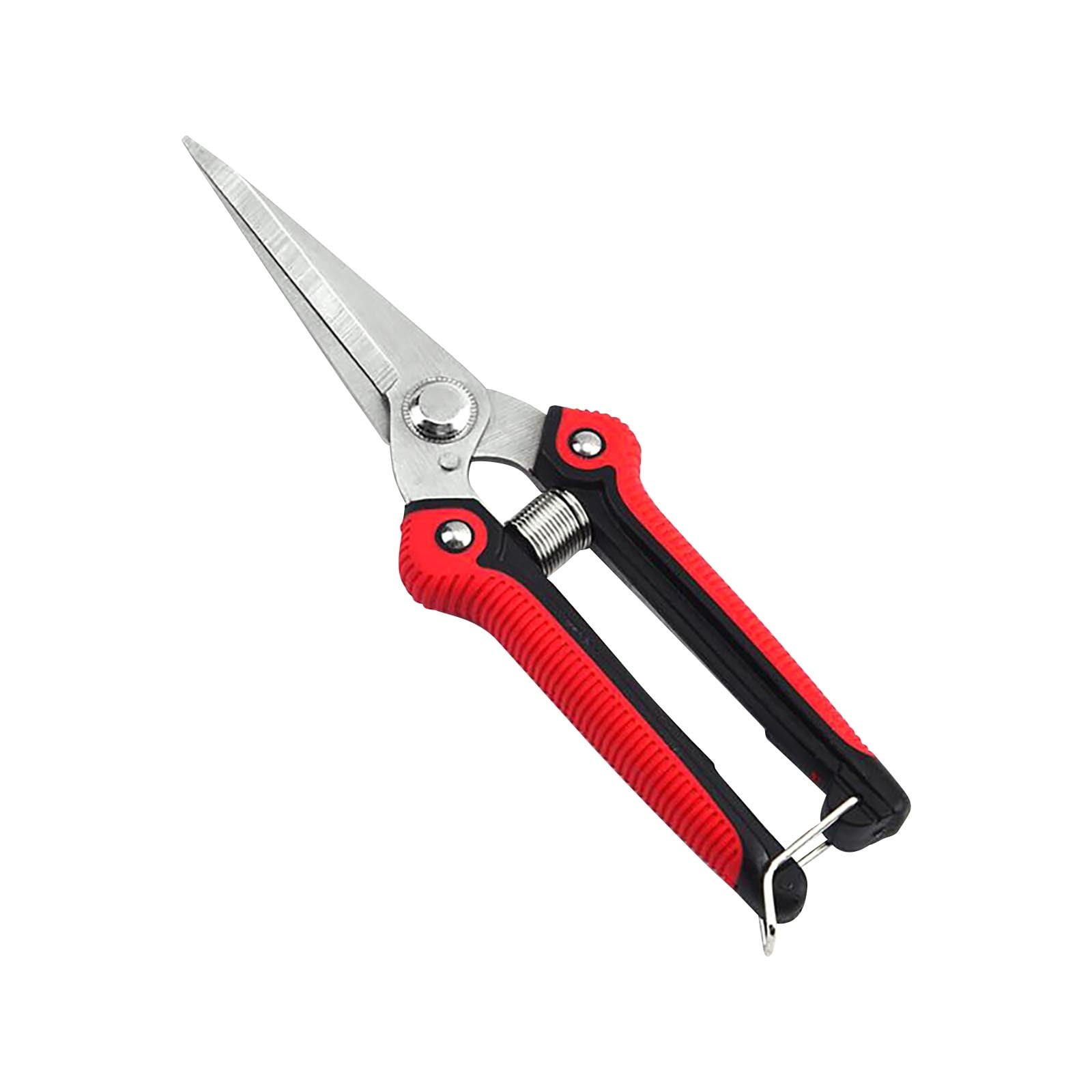 EGNMCR Garden Pruning Shears Stainless Steel Fruit Tree Pruning Shears Picking Fruit Scissors Pointed Tip Pruning Shears Pruning shears