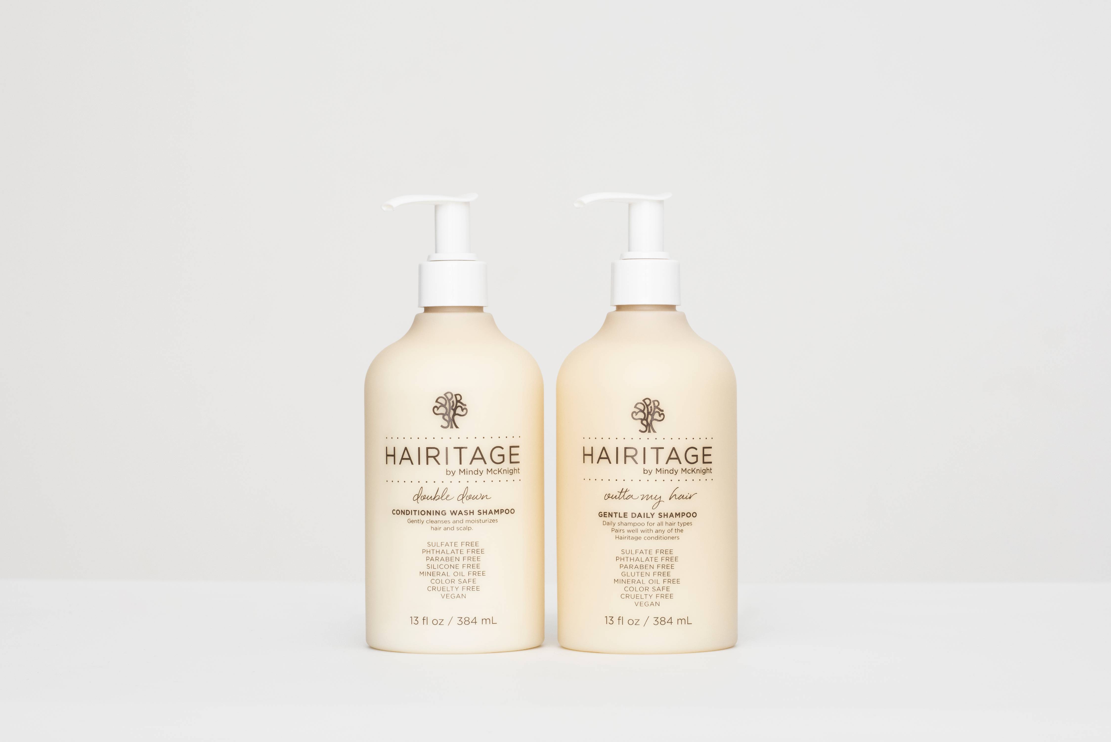 Hairitage Moisturizing, Nourishing Shampoo Plus Conditioner | Grapeseed Oil & Oat Peptides, 13 fl oz - image 3 of 9