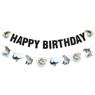 Fishing Birthday Banner