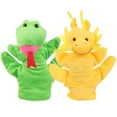 thumbnail image 1 of KAKOWELY 2 marionetas de mano interactivas, juguete para contar historias, marionetas de animales, 1 of 5