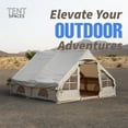 thumbnail image 2 of Tentspaces - Inflatable Tents for Camping | Glamping Tent | Blow Up Tent | Lightweight | Durable | Quick Assembly | Included Air Pump, Ground Pegs, Ropes, and Repair Package | 6 Person (Rhonda 4350), 2 of 7