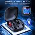 thumbnail image 4 of 2024, auriculares inalámbricos, auriculares deportivos Bluetooth, batería de larga duración, 10 horas de reproducción única, auriculares supraaurales, auriculares inalámbricos esté, 4 of 4