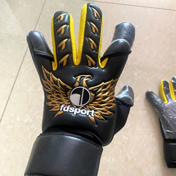 Guantes de fútbol para niños y adultos, manoplas de látex grueso, antideslizantes, portero Fivean unisex