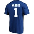 thumbnail image 3 of Men's Fanatics Malik Nabers Royal New York Giants Big & Tall Player Name & Number T-Shirt, 3 of 3