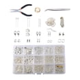 thumbnail image 1 of Fabricación , alicates de repación , pendientes de brazalete, accesorios pa perforaciones de uñas, accesorios pa pendientes, - Plata BLESIY Pendientes para hacer hallazgos, 1 of 4