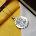 thumbnail image 5 of Saint Jacob Religious Medal -  - 3/4 inch Size of a Nickel -Solid 14K Yellow Gold, 5 of 7