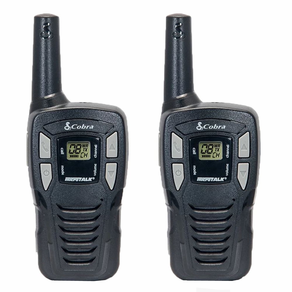 Cobra 16 Mile Two Way Radio/Walkie Talki, Black