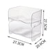 thumbnail image 5 of Estante de almacenamiento de tazas para escritorio, organizador apilable para el hogar, transparente, multicapa, a prueba de polvo, R Hy, 5 of 5