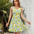 thumbnail image 7 of Citrus Fruits Summer Sundress Sleeveless Dress Summer Women Clothes Dress for Women Dresses, 7 of 7