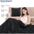 thumbnail image 3 of Edredón Acolchado Bluelander, King Size, Negro, 3 of 5