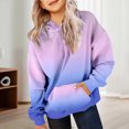 thumbnail image 5 of LUOGENLI Hoodies Sweatshirts for Girls 10-12 Cute Hoodies for Teen Girls Trendy Preppy Hooded Sweatshirts Oversized Long Sleeve Shirts Gradient Clothes for Girls Girls Sweatshirts 2-3 Years, 5 of 7