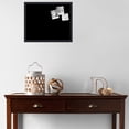 thumbnail image 3 of PinPix 21x17 Custom Cork Bulletin Board Solid Black Poster Board Has a Fabric Style Canvas Finish, Framed in Solid Black, by ArtToFrames (PinPix-622), 3 of 5