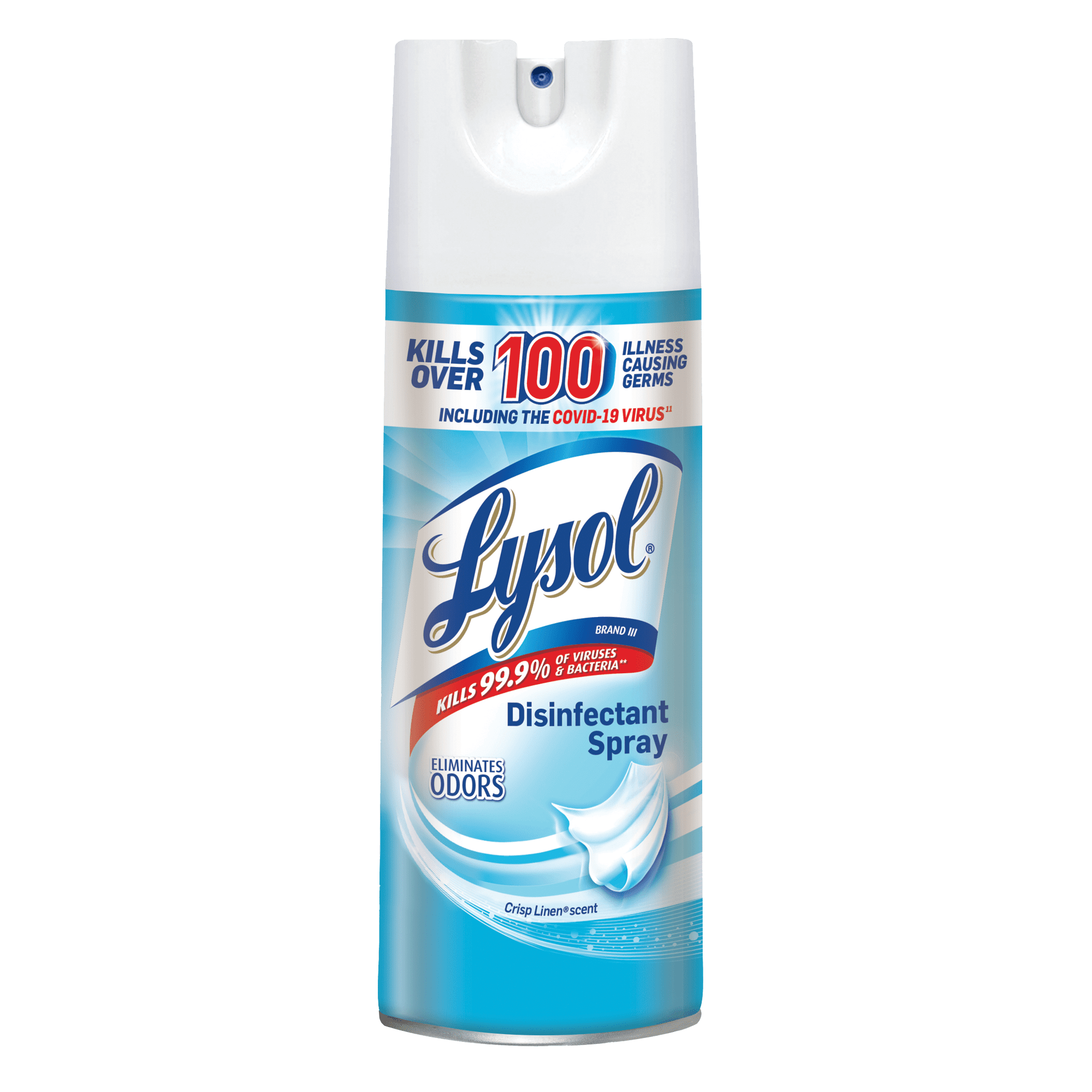 Lysol Disinfectant Spray Crisp Linen 12.5 oz (Pack of 3)