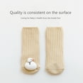 thumbnail image 4 of Kids Toddler No Slip Socks Soft Breathable Cute Cartoon Doll Crew Socks Elastic Walking Socks Clothing Accessory, 4 of 5