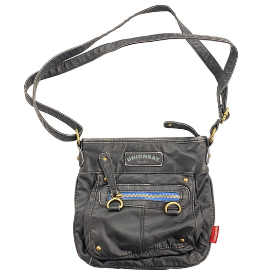 Union Bay Women's Black Crossbody Shoulder Bag Purse Handbag