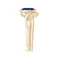 thumbnail image 3 of ANGARA Natural Marquise Sapphire and Diamond Infinity Bridal Set in 14K Yellow Gold for Women (Size-8x4mm) | September Birthstone, Anniversary, Jewelry Gift for Women | Natural Blue Sapphire Ring, 3 of 10