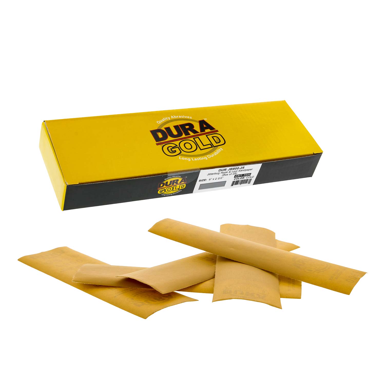 800 Grit Gold Detail Hand Sanding Sheets Hook & Loop Sandpaper Sheets