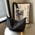 thumbnail image 2 of Bolso bandolera para mujer, bolso de nailon para bolas de masa hervida, regalo de cumpleaños, compras informales (negro) Wdftyju Para Estrenar, 2 of 5