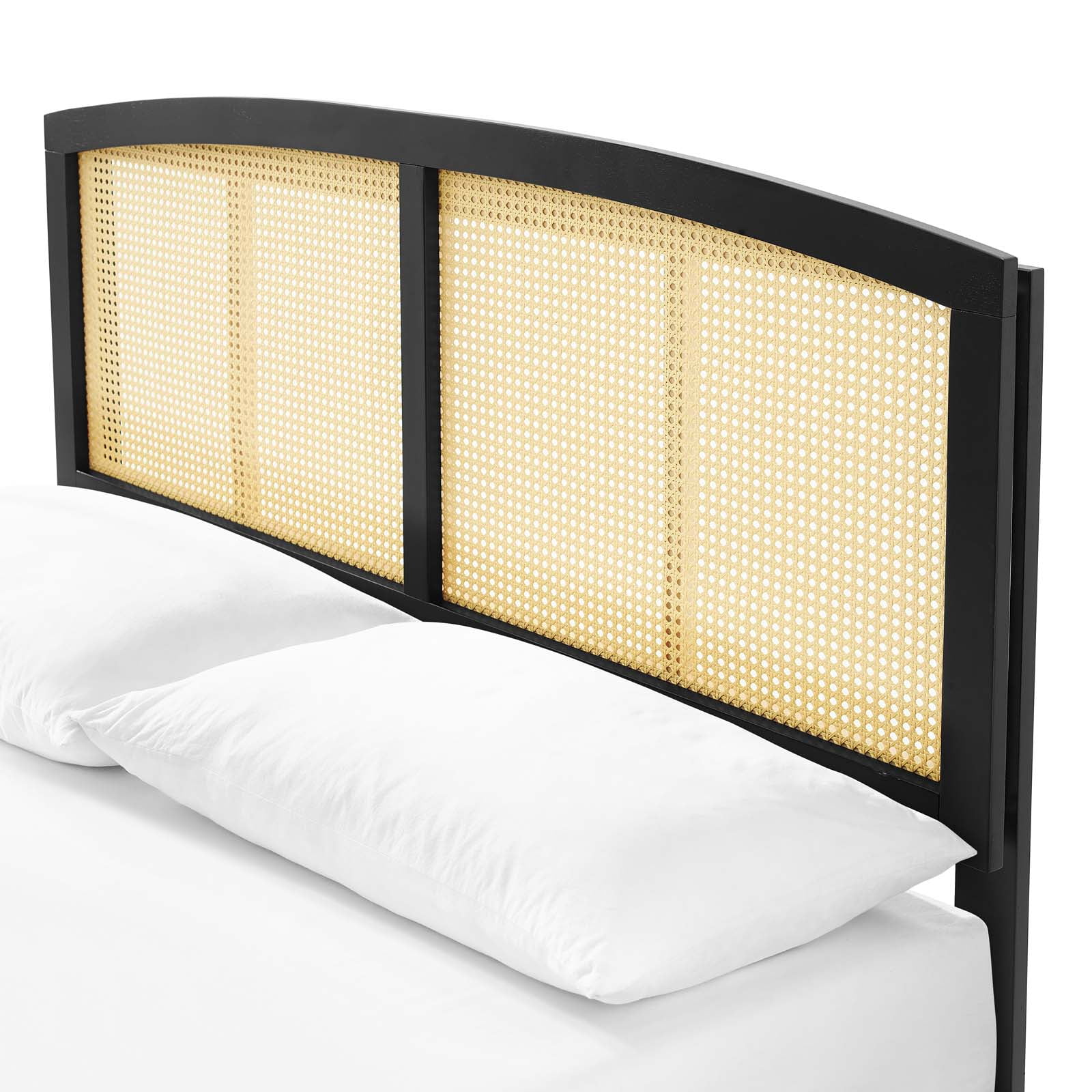 Platform Bed Frame, King Size, Wood, Black, Modern Contemporary Urban Design, Bedroom Master Guest Suite