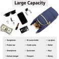 thumbnail image 4 of Water Bottle Holder with Strap Water Bottle Carrier Bag Quilted Puffer Sling Purse Crossbody Hydro Bag for Women Walking, 4 of 6