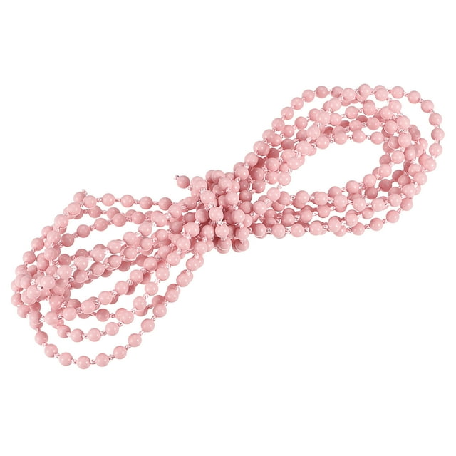 Unique Bargains Chaîne Perlée de 3,34 Verges pour Stores à Rouleau, Cordon pour Pièces de Réparation de Fenêtre, Rose