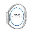 thumbnail image 5 of Bandini Stainless Steel Band for Apple Watch Metal Band 41mm 40mm 38mm for Women Men, Replacement Strap for Metal Apple Watch Band Series 9 8 7 6 5 4 3 2 1 SE & iWatch - Black, 5 of 8