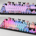 Sanrio Kawaii Kuromi My Melody Cinnamoroll Mechanical Keyboard 87/104 Keys Anime Gaming Keyboard