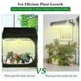 thumbnail image 6 of Gymax 60''x60''x72'' Mylar Hydroponic Grow Tent Roof Cube w/Window Floor Tray, 6 of 10