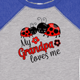 thumbnail image 4 of Inktastic My Grandpa Loves Me with Cute Ladybugs Boys or Girls Baby Bodysuit, 4 of 5