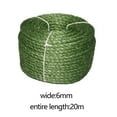 thumbnail image 7 of EHJRE Sisal Twine Rope Cat Claw Control Toy Durable Tree Scratching Rope Furniture Protector Hemp Rope Thick 65Feet Green, 7 of 7