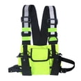 thumbnail image 4 of EIMELI Fashion Chest Rig Bag Reflective Vest Hip Hop Streetwear Functional Harness Chest Bag Pack Front Waist Pouch Backpack, 4 of 5