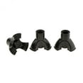 thumbnail image 1 of Milaget 2x3Pcs Crutch Ferrules Rubber End Walking Stick Tips Feet Bottom 19mm , Black, 3 Pcs, 1 of 8