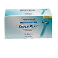 thumbnail image 3 of DawnMist Triple Play Personal Razor with Lubricating Strip Single Edge Triple Blade Teal 10 per Box DR3886, 3 of 5