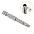 thumbnail image 4 of Mduoduo 10 Pcs S2 Alloy Steel 50mm Long Torx Screwdriver Bit 6.35mm Hexagon Handle T25, 4 of 9