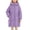 A-Purple, variant on Hellosay Long Puffer Coat Girls Quilted Long Sleeve Hooded Jacket Winter Zip Up Tops Thick Casual Outwear with Pockets