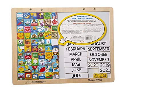 melissa and doug calendar replacement magnets