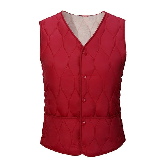 Aufmer Winter Puffer Vest for Women Cropped Stylish Misses Waistcoat Gilet Jacket Coat Outwear Solid Keep Warm Tops